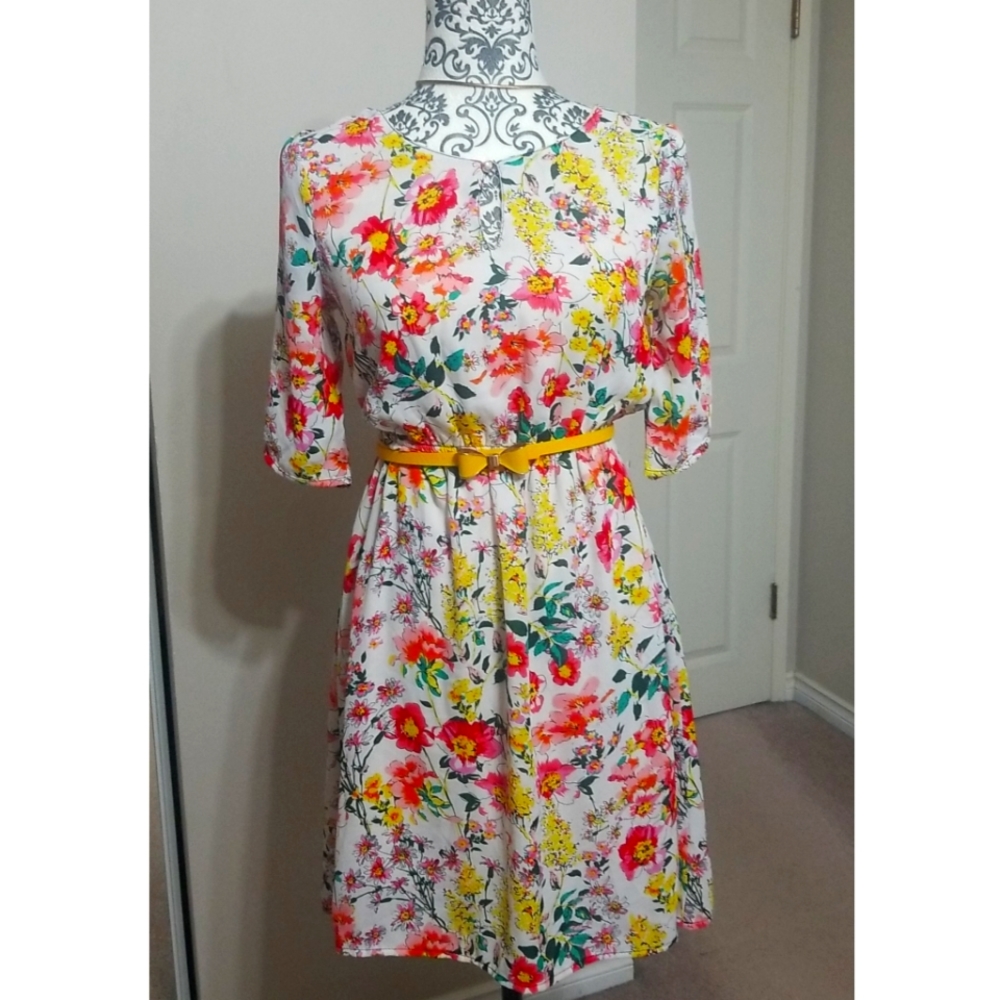 Banana Republic, size medium, floral print dress